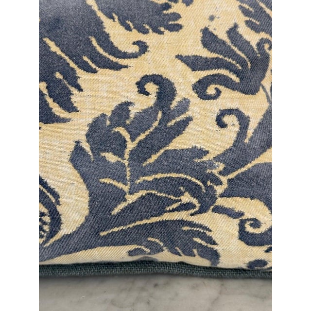Custom Fortuny Lumbar Pillows by Melissa Levinson, Linen & Cotton, Usa For Sale - Image 11 of 14