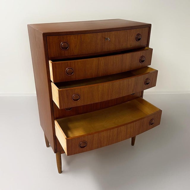 Teak Danish Chest of Drawers with 6 Drawers, 1960s For Sale - Image 6 of 12
