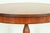 Imperial Furniture Georgian Mahogany Pedestal Floral Painted Side Table or Tea Table, Circa 1940s For Sale In South Bend - Image 6 of 12