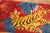 Red Vintage Zabihi Collection Tiger Tibetan Rugs - A Pair - 2'8" x 4'9" For Sale - Image 8 of 9
