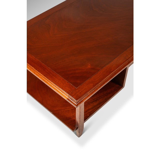 Mid-Century Modern Angular Coffee Table in Solid Mahogany, Usa, C. 1960s For Sale - Image 13 of 18