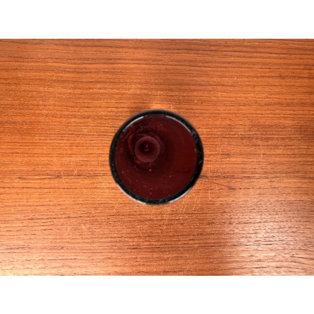 Glass Mid-Century Modern Italian Bullicante Solifleur Vase, 1960s For Sale - Image 7 of 18