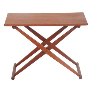 Danish Model 1035 Folding Table in Teak by Knud Andersen, 1950s For Sale