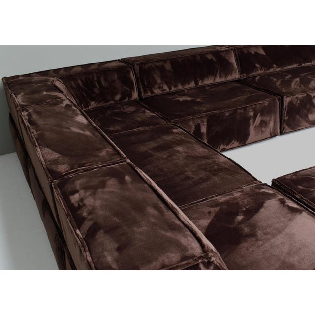 Brown Large Cor Trio Sectional Sofa, 1970s, Set of 21 For Sale - Image 8 of 18