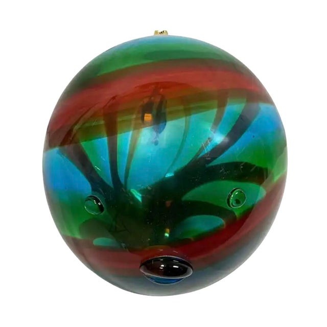 Italian Luigi Mellara Artist Signed Murano Art Glass Vibrant Fish For Sale - Image 3 of 7