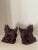 Vintage 1990s Red Cinnabar Chinese Food Dogs a Pair For Sale - Image 12 of 12