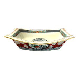 Antique Boat Shape Imari Bowl