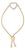 Gold Vermeil Diamond Accent Heart Lariat Bolo Bracelet For Sale