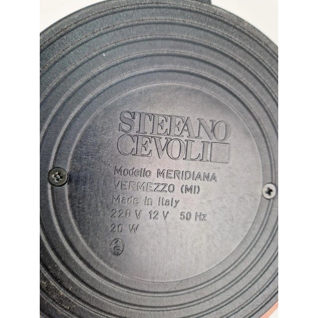 Metal Vintage Silver Meridiana Desk Lamp by Paolo Piva for Stefano Cevoli, 1980s For Sale - Image 7 of 8