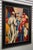 Age: Approx. 30 Years Old Details: Bright & Vibrant Colors Black Frame Art Deco Design Large Impressive Painting Offered @...
