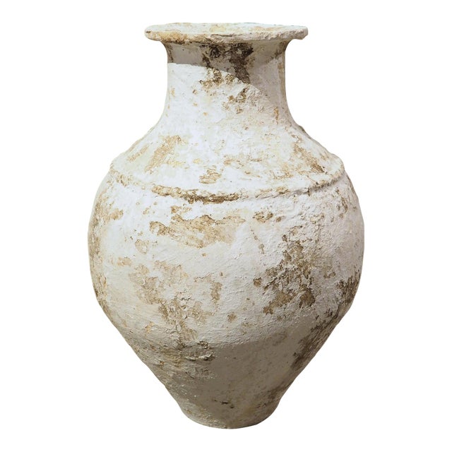 Small Antique Greek Terra Cotta Jar For Sale