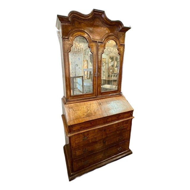 Italian Walnut Secretary For Sale