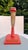 Red Vintage Folk Swedish Candelabra by Sandberg Art Center for Nora Stad, 1980s For Sale - Image 8 of 9