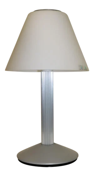 White Satin Murano Glass Table Lamp by Carlo Nason for Itre
