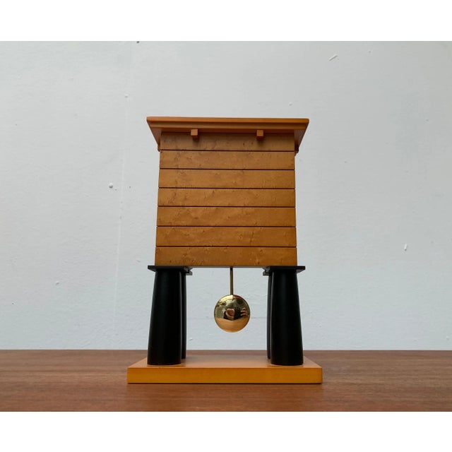 Alessi Postmodern Italian Mantel Clock by Michael Graves for Alessi For Sale - Image 4 of 18