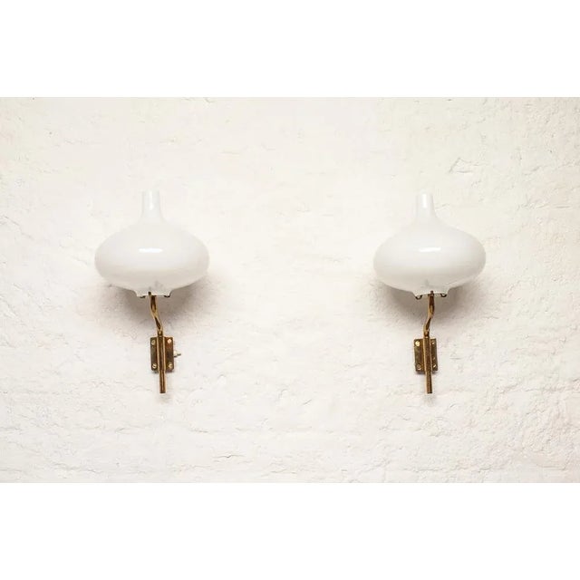 Mid-Century Modern Michela Wall Lights by Annig Sarian for Adrasteia, Set of 2 For Sale - Image 3 of 12