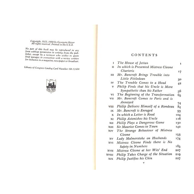 "Powder and Patch: A Comedy of Manners" 1968 Heyer, Georgette For Sale In New York - Image 6 of 6