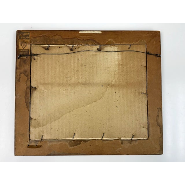 Antique Louis Marie Joseph Ridel "Paris - Nôtre Dame Les Quais", Framed For Sale - Image 12 of 12