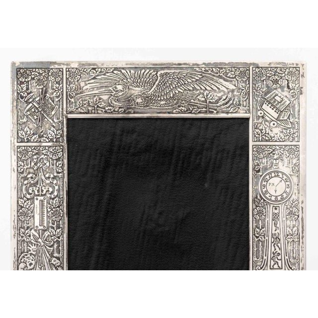 Modern Cartier Sterling Baby Announcement Picture Frame For Sale - Image 3 of 7