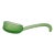 Art Deco Satin Uranium Glass Mayonnaise Spoon For Sale