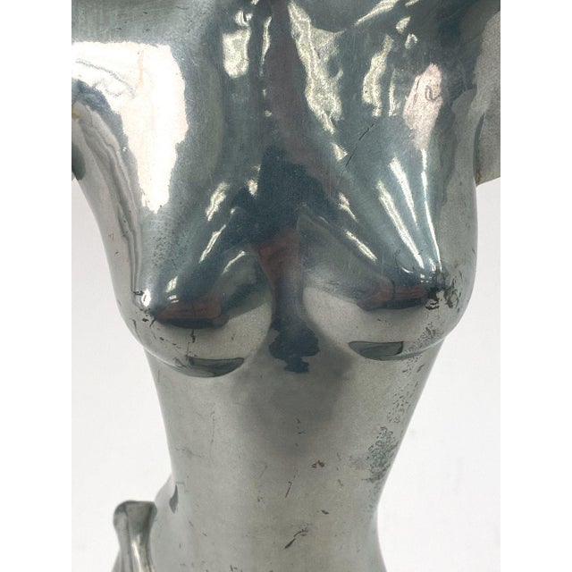 Mid 20th Century Art Deco Female Nude Oscar Sculpture For Sale - Image 9 of 13