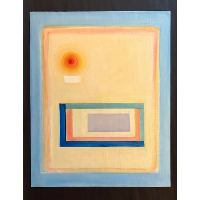 Abstract Abstract Expressionist Painting by Satori Gregorakis For Sale - Image 3 of 3