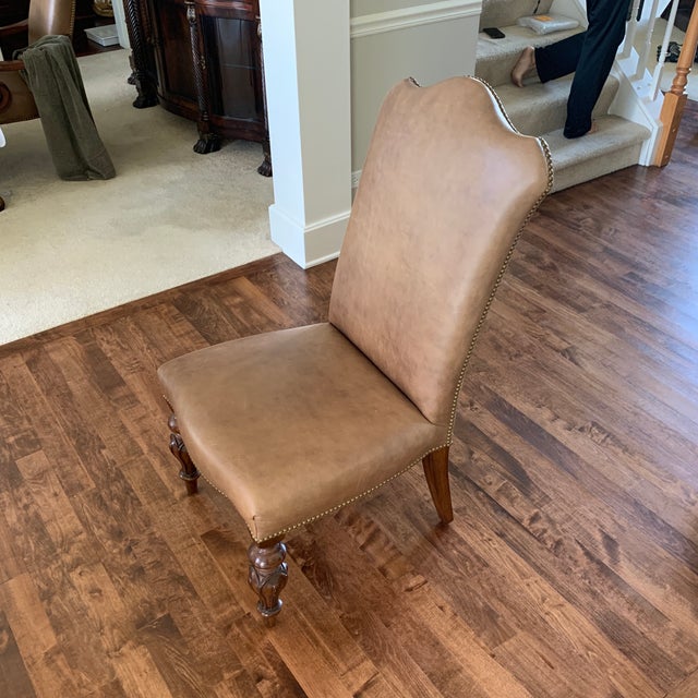 Leather Dining Room Chairs Set Of 6 Chairish