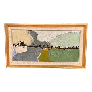 Hans Osswald, Kvarnvägen, 1950s, Oil Painting on Canvas, Framed For Sale