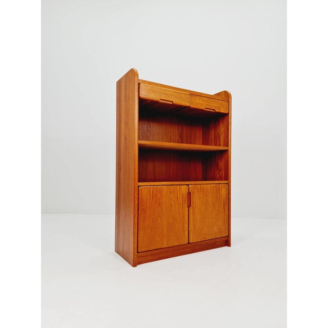Vintage Danish Freestanding Bookshelf in Teak, Bornholm, 1970s For Sale - Image 11 of 18