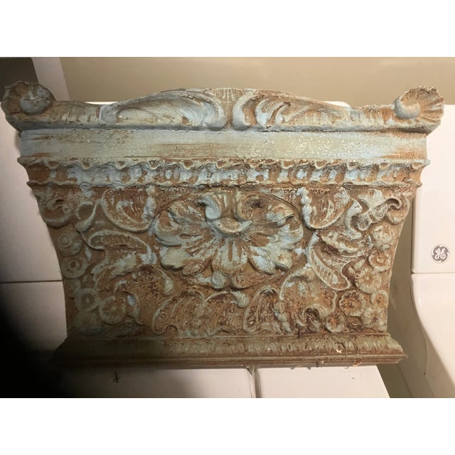 Antique Metal Iron Decorative Plaque For Sale - Image 9 of 9