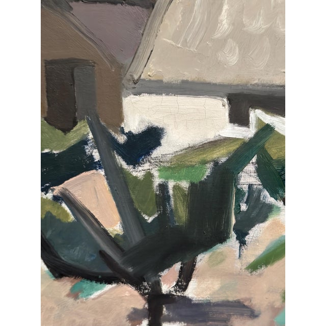 Viggo Djurberg, Village, 1950s, Oil on Canvas, Framed For Sale - Image 7 of 18