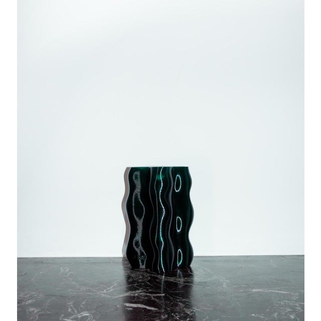 Contemporary Medium Amber Magma Vase by Mana For Sale - Image 3 of 15
