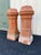Antique Terracotta Chimney Pots- A Pair For Sale - Image 4 of 12