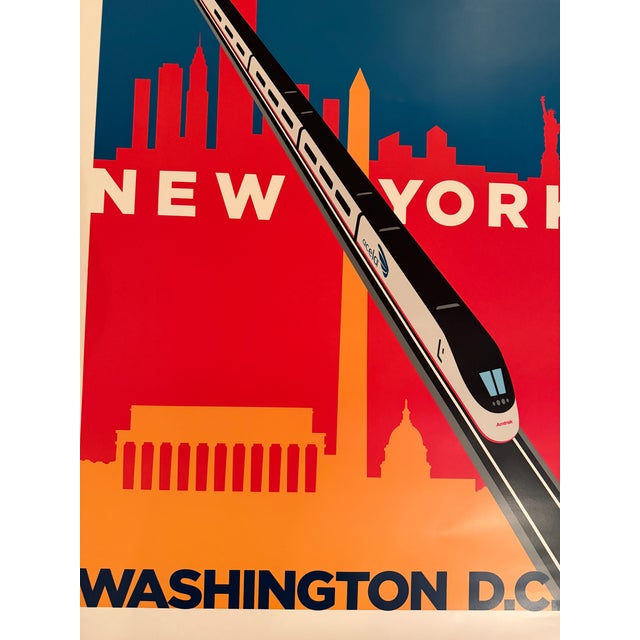Michael Schwab - Boston, New York, Washington, d.c. - Acela - Amtrak, C. 2004, Poster on Paper For Sale - Image 4 of 6