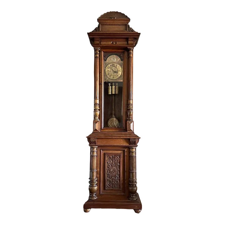 19th Century German Quarter Strike Vienna Standing Regulator