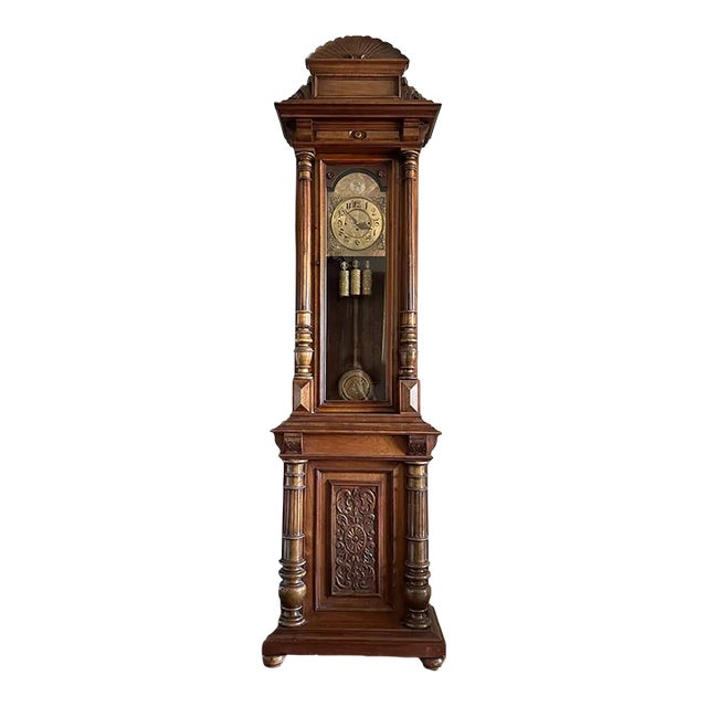 19th Century German Quarter Strike Vienna Standing Regulator