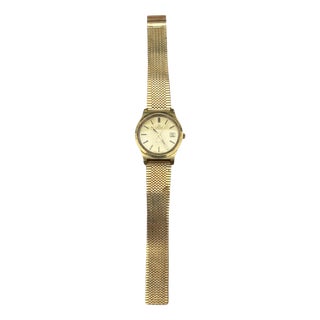 Vintage Automatic Watch in Gold Plating from Omega, 1970s For Sale