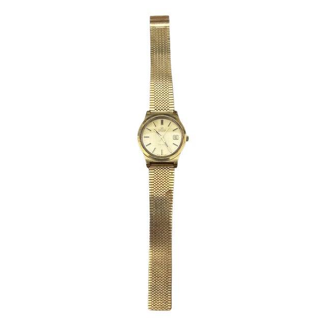 Vintage Automatic Watch in Gold Plating from Omega, 1970s For Sale