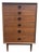 Fully-Refinished Mid Century Jack Cartwright Founders Decorum Tallboy For Sale