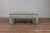 Mid 20th Century Vintage Thai Teak Coffee Table with Mint Green Distressed Finish and Chow Legs For Sale - Image 5 of 13