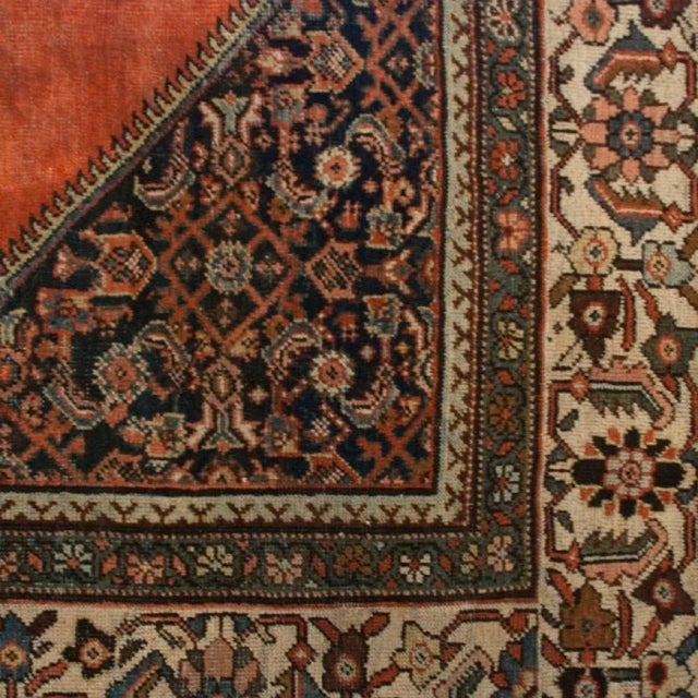 Traditional Early 20th Century Herati Carpet For Sale - Image 3 of 5
