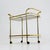 Hollywood Regency Martini Serving Bar Cart, 1950s For Sale - Image 5 of 11