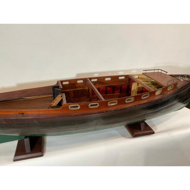 Classic Antique Yacht Model For Sale - Image 4 of 12