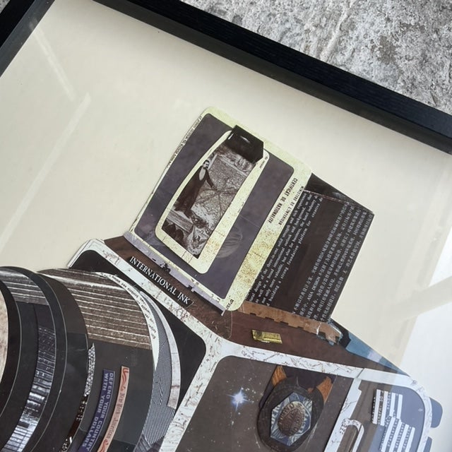 Vintage Boho Original Paper Camera Collage | Chairish