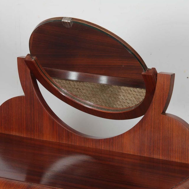 Art Deco Mahogany Dressing Table, 1930s For Sale - Image 3 of 9