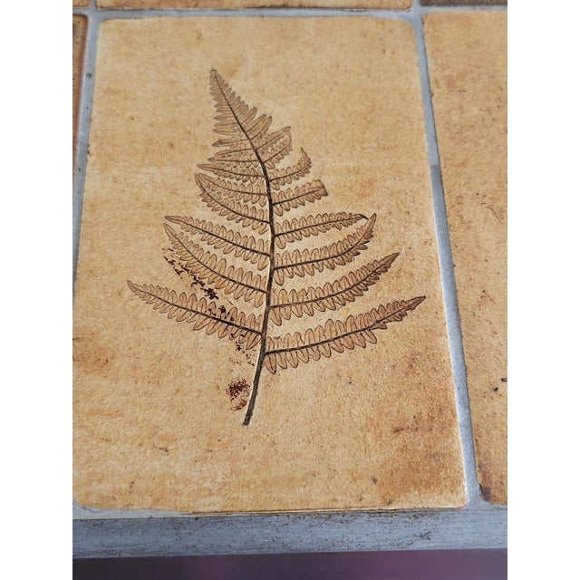 French Riviera Herbarium Coffee Table by Roger Capron, 1970 For Sale - Image 11 of 18
