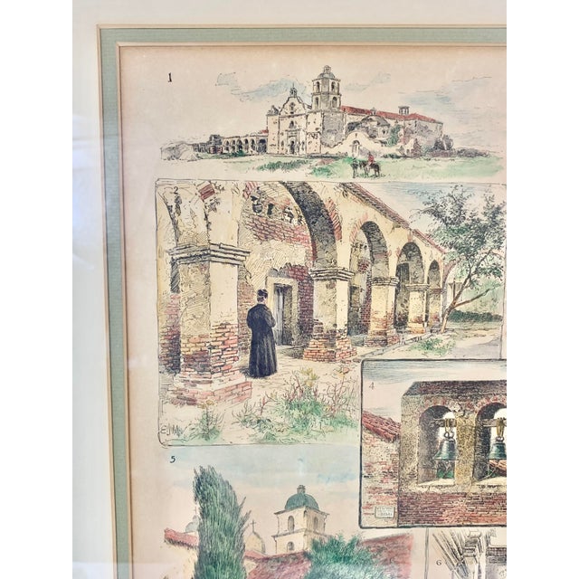 Mission Vintage Missions of California Print For Sale - Image 3 of 11