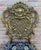 1930s Italian Rococo Style Giltwood Chair with Rich Blue Damask Upholstery For Sale - Image 14 of 18