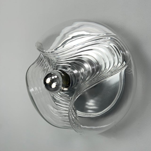 Large Space Age Wall Lamp from Peill & Putzler, 1970s For Sale - Image 4 of 8