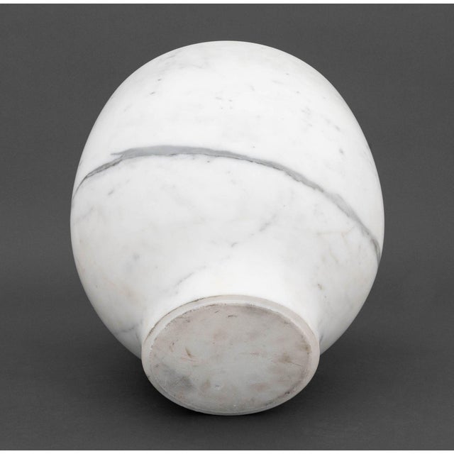 Sophie LaFont White Marble Vase For Sale - Image 4 of 9